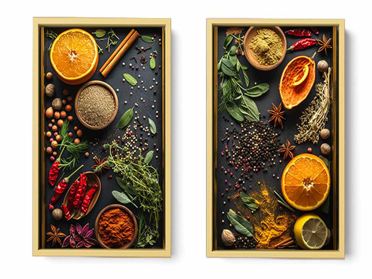 Herbs And Spices Panel Art