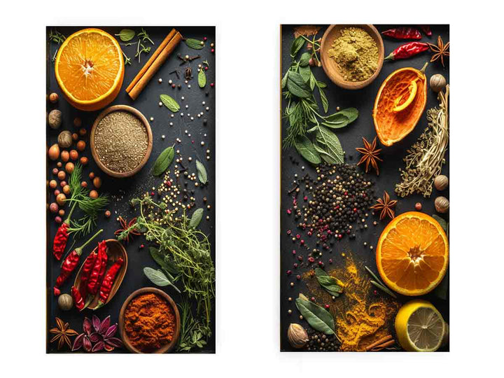 Herbs And Spices Panel Art