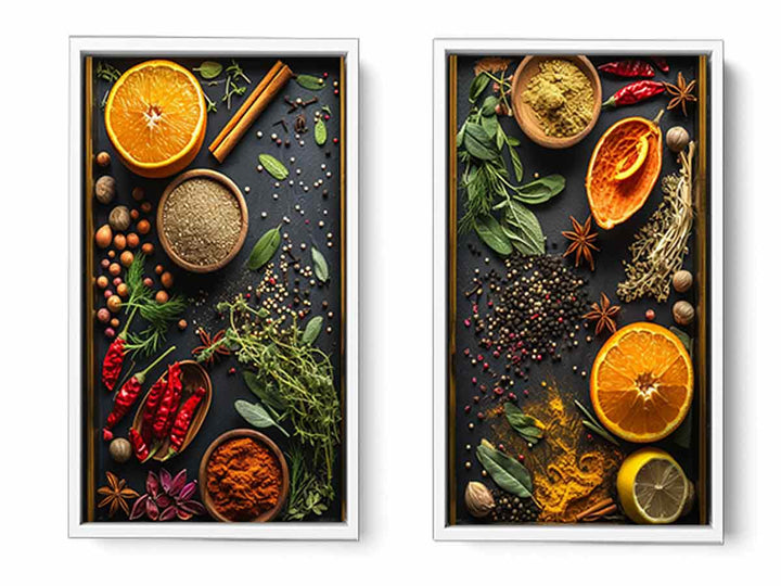 Herbs And Spices Panel Art