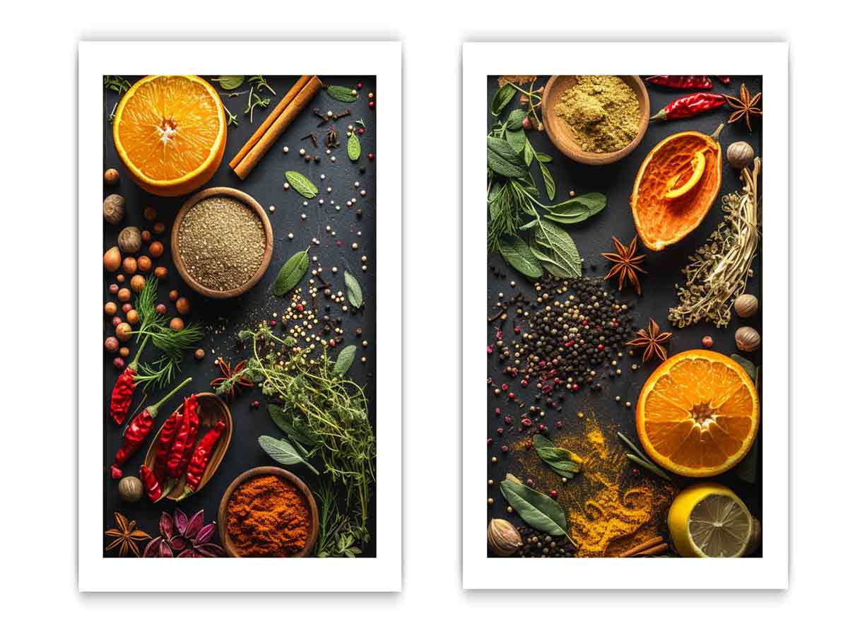 Herbs And Spices Panel Art