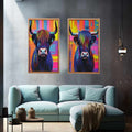 Highland cow Wall Art Set
