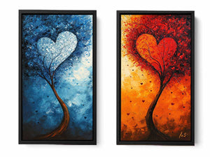Twisting Love Trees Art Set