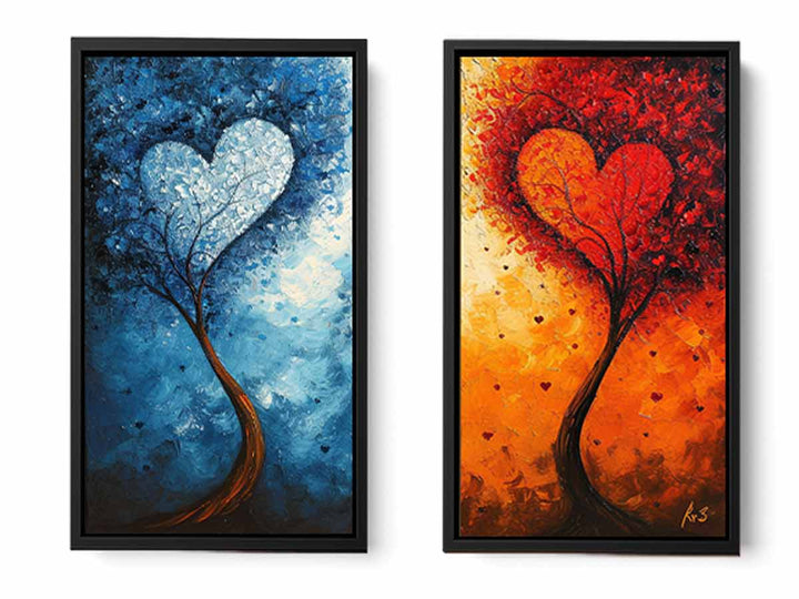 Twisting Love Trees Art Set