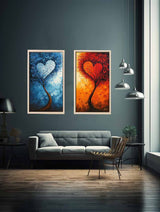 Twisting Love Trees Art Set artwork preview