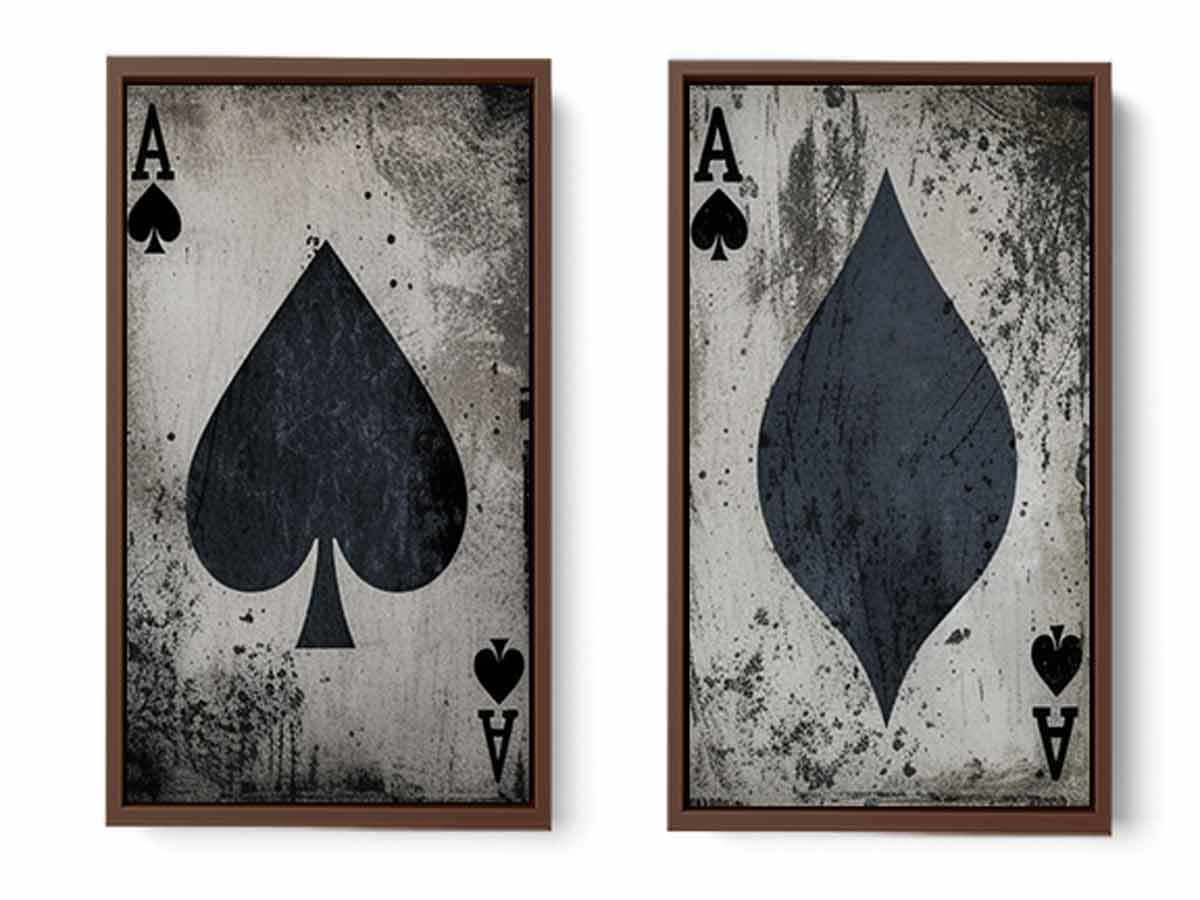 Poker Spade Panel Art