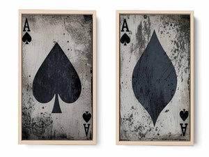 Poker Spade Panel Art