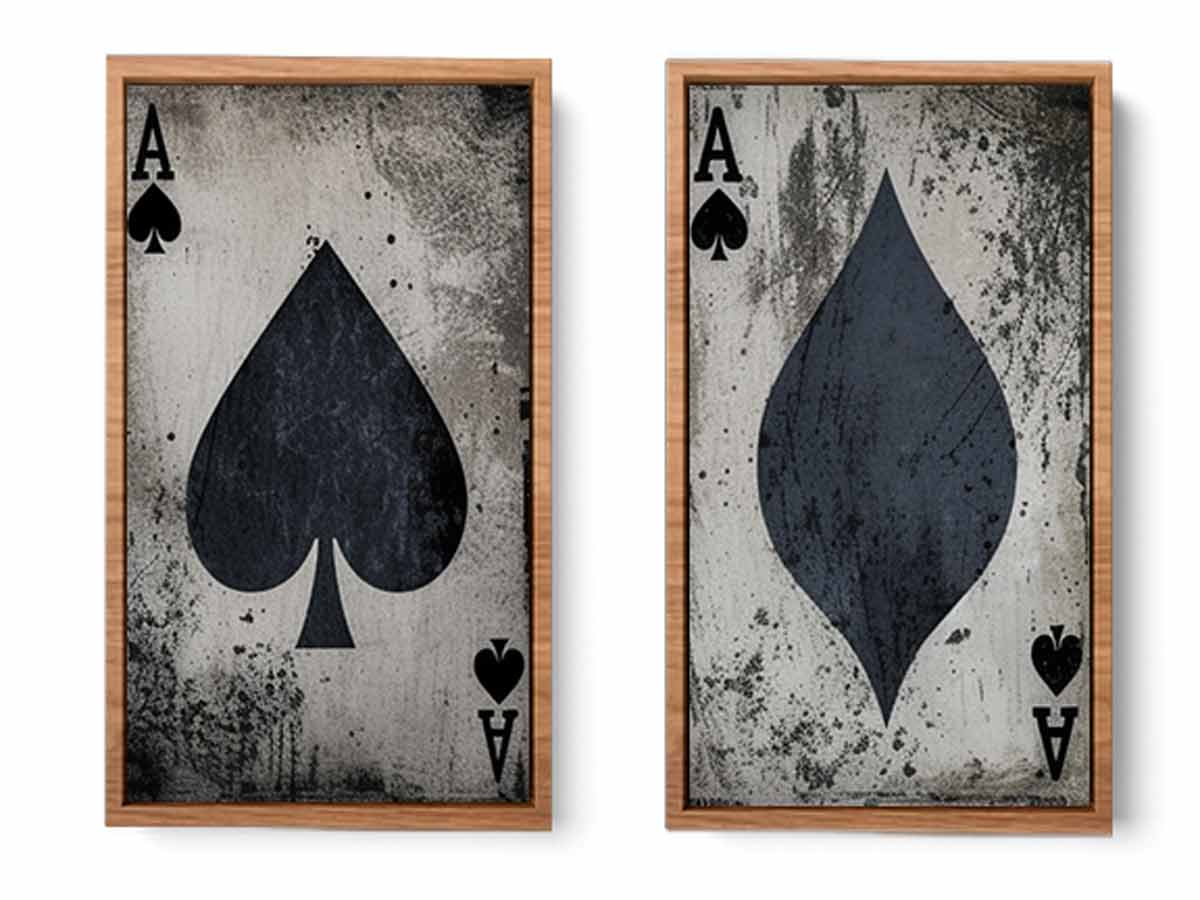 Poker Spade Panel Art