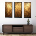 3 Panel Gold Painting