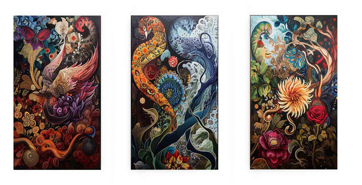 3 Panel  Painting