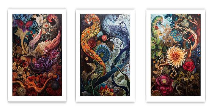 3 Panel  Painting