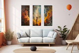 3 Panel Violin Painting artwork preview