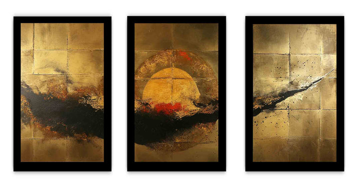 3 Panel Group Art  Painting