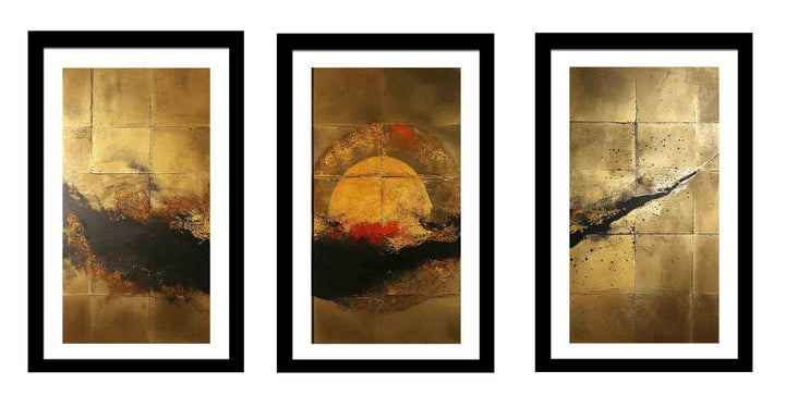 3 Panel Group Art  Painting