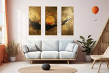 3 Panel Group Art  Painting artwork preview