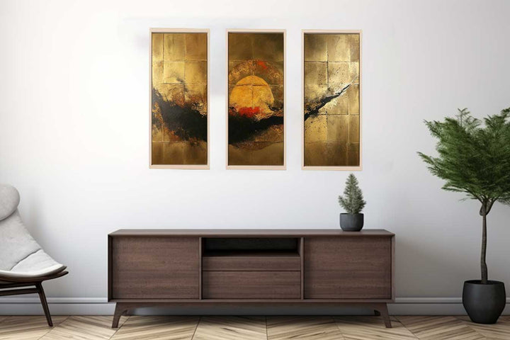 3 Panel Group Art  Painting