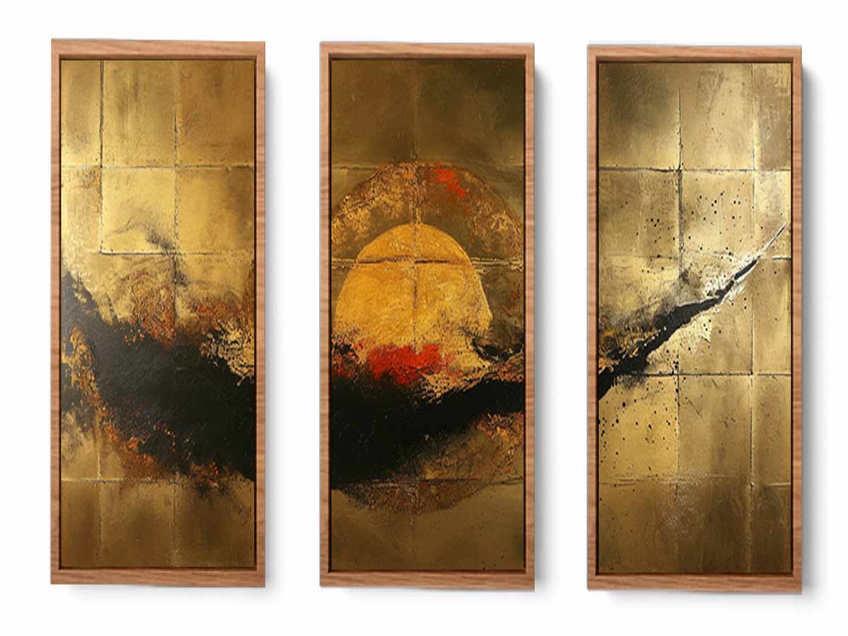 3 Panel Group Art  Painting