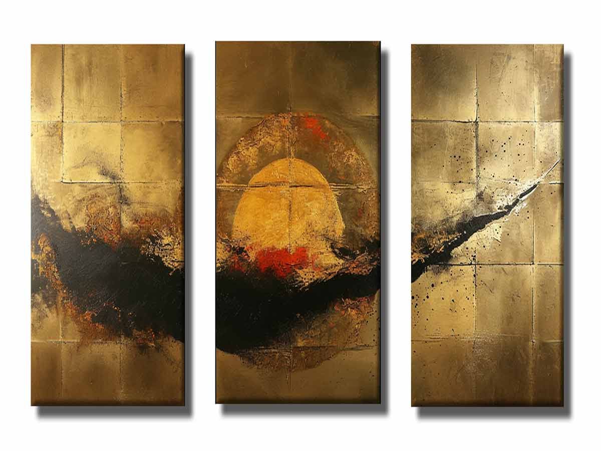 3 Panel Group Art  Painting