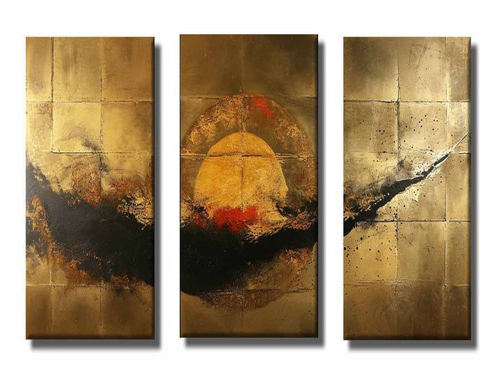 3 Panel Group Art  Painting