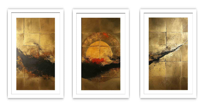 3 Panel Group Art  Painting