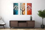 3 piece Tree Painting Set artwork preview