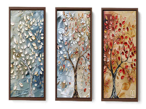 3 Piece Tree Art Painting Set