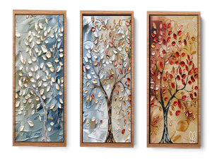 3 Piece Tree Art Painting Set