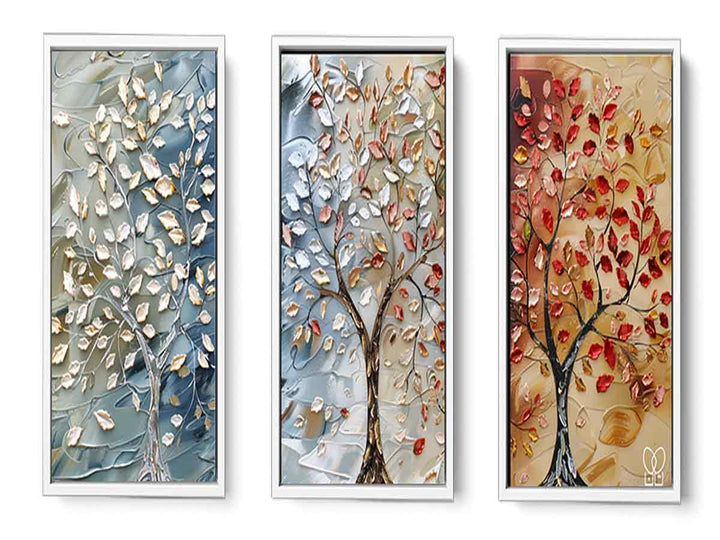3 Piece Tree Art Painting Set