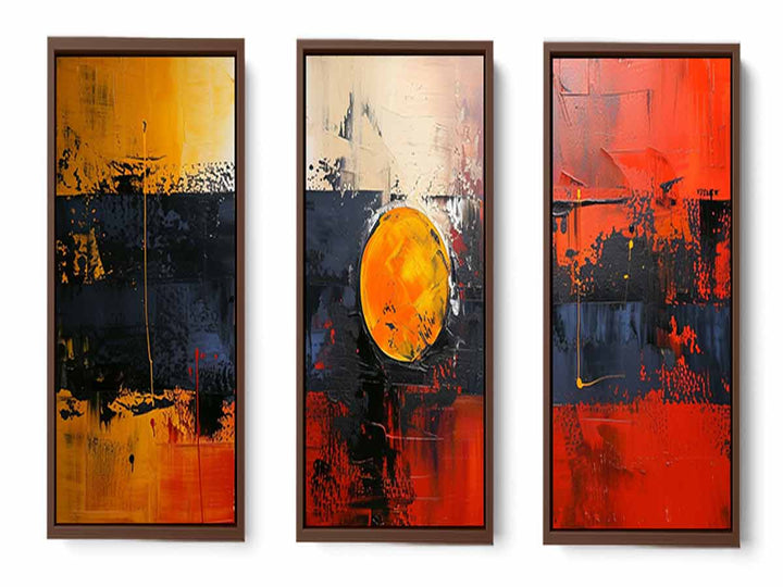 Abstract Three Piece Set  Painting