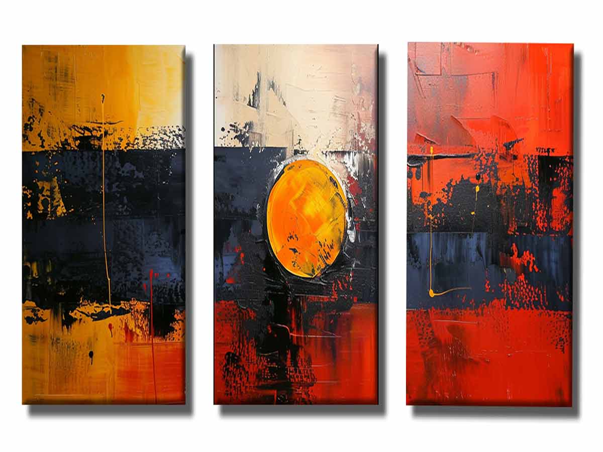 Abstract Three Piece Set  Painting