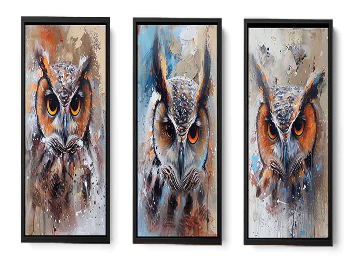 Owl Panel Art