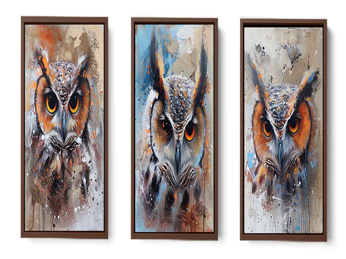Owl Panel Art