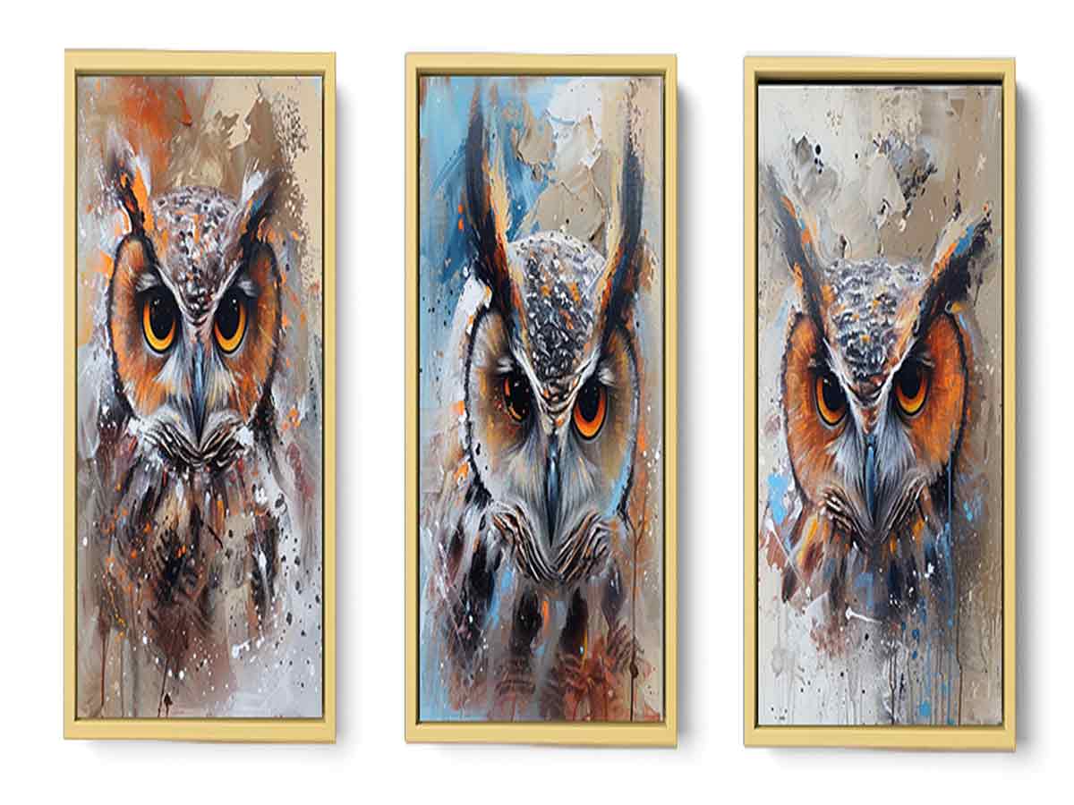 Owl Panel Art