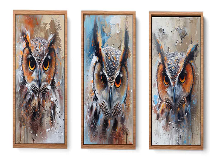 Owl Panel Art