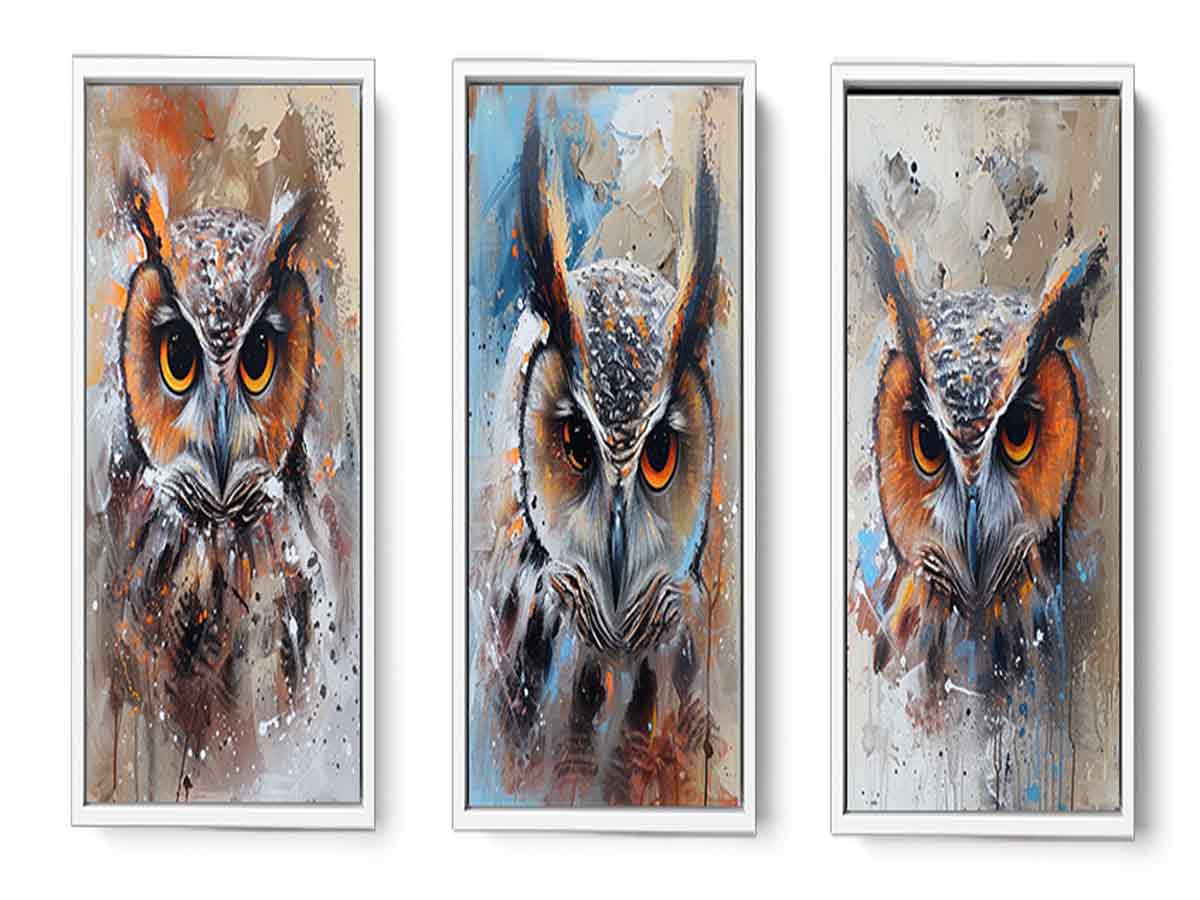 Owl Panel Art