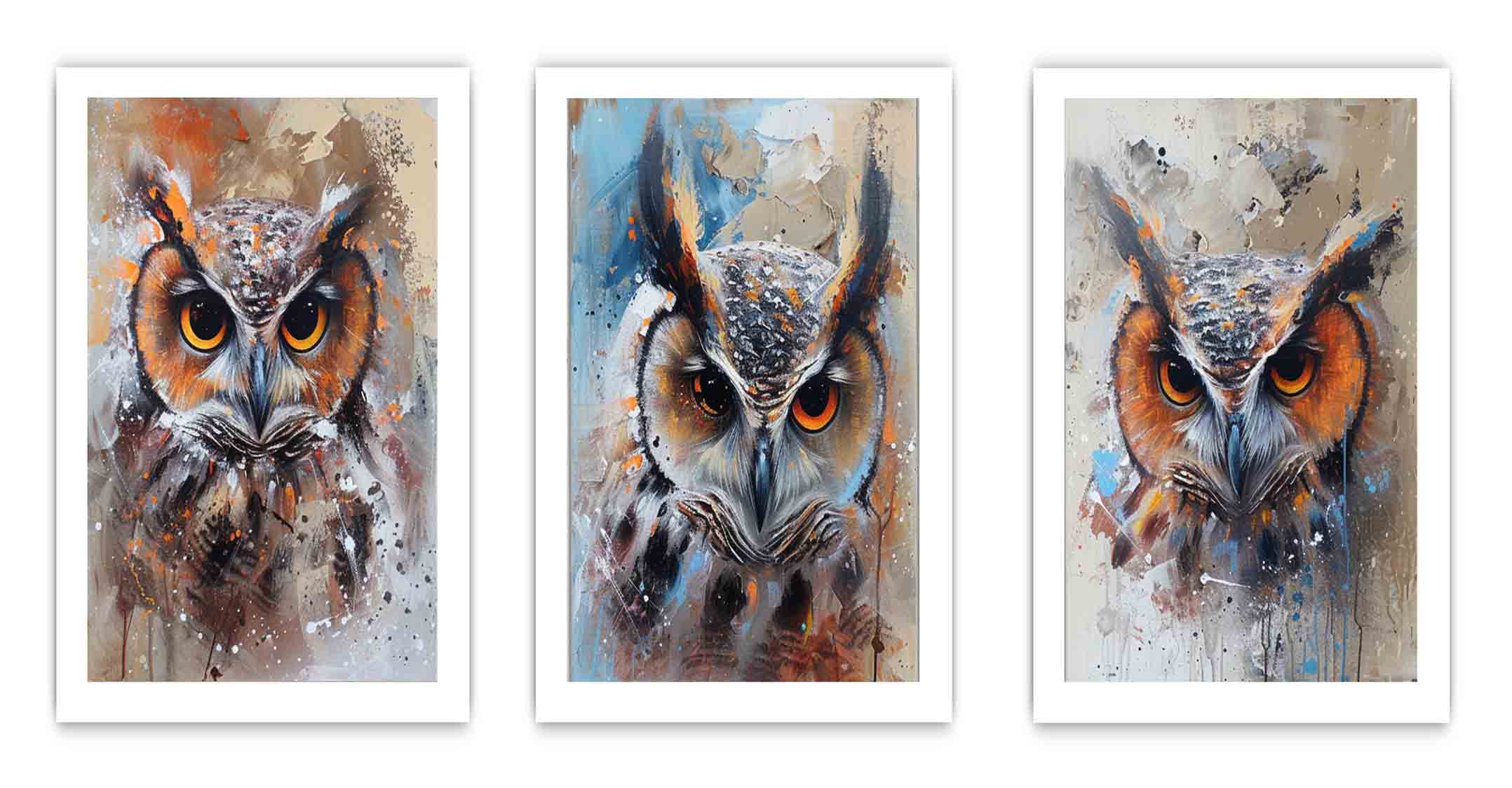 Owl Panel Art