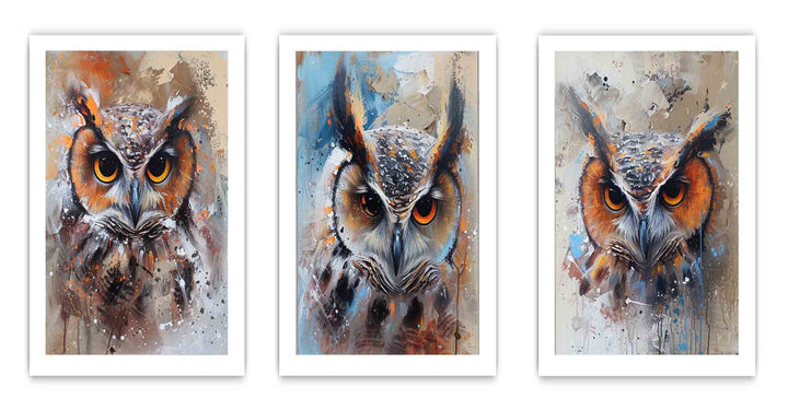 Owl Panel Art