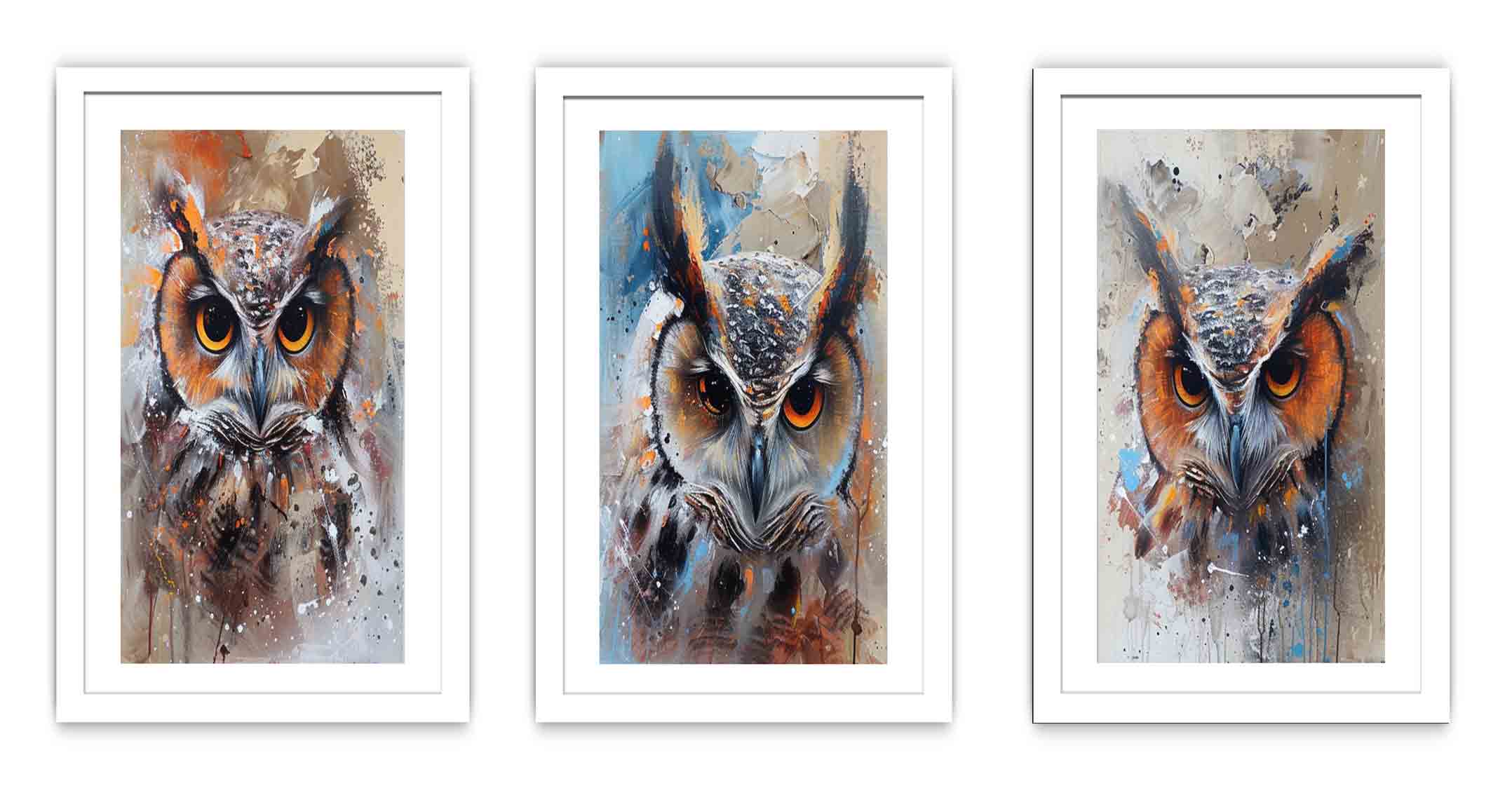 Owl Panel Art