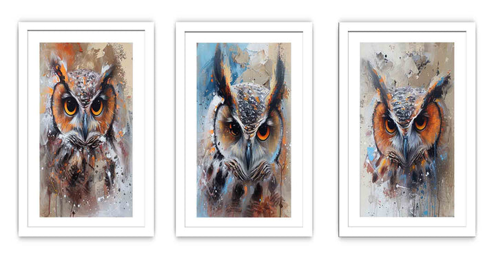 Owl Panel Art