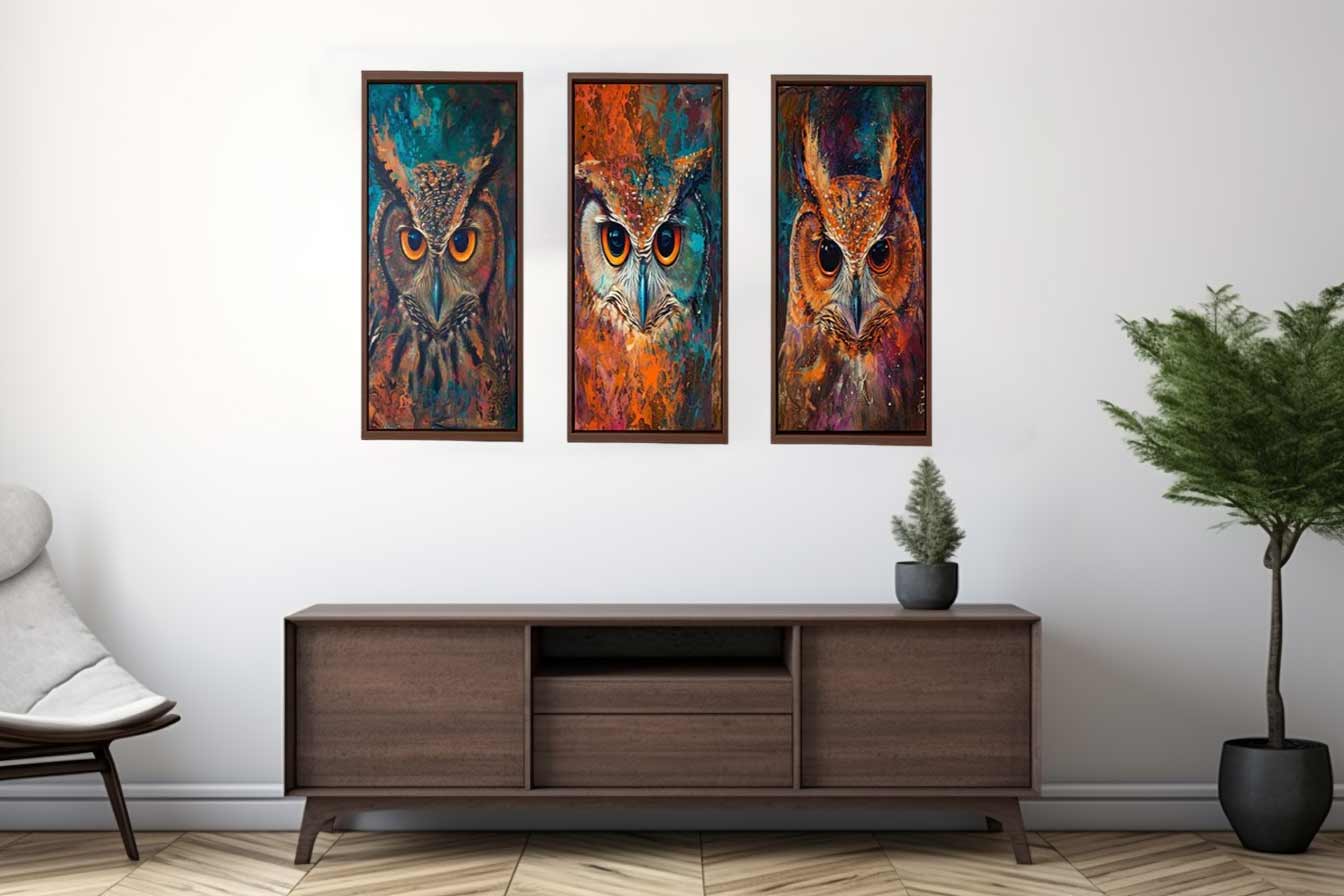 Owl Art Set
