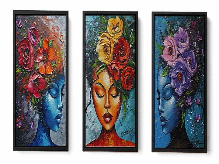 3 Piece women  Art Set