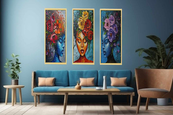 3 Piece women  Art Set