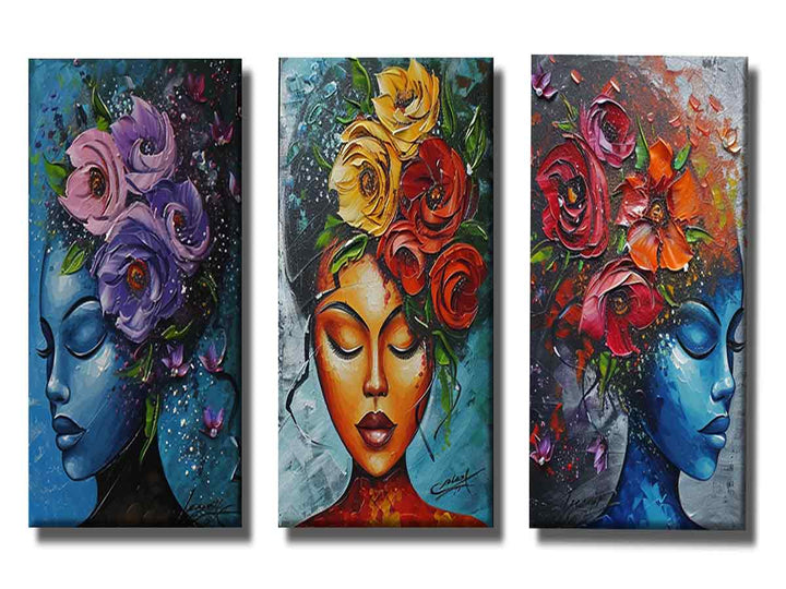 3 Piece women  Art Set