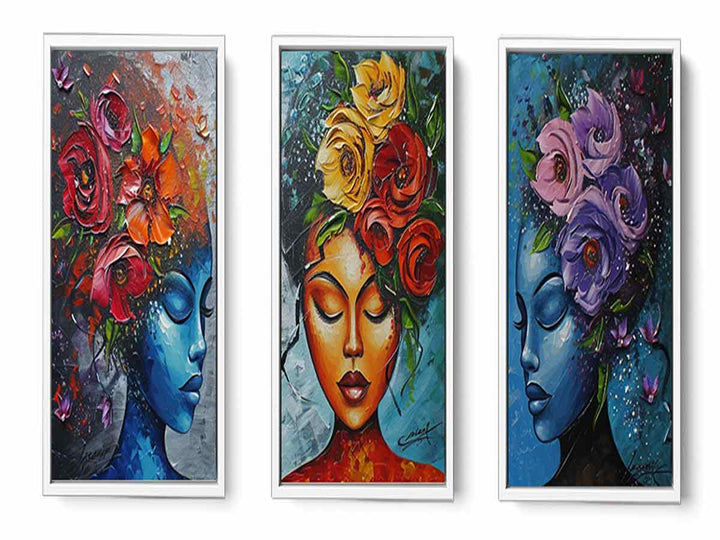3 Piece women  Art Set