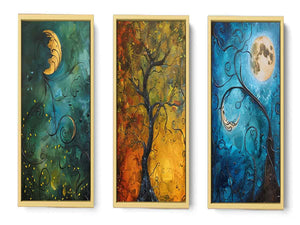 3 Piece Sun & moon   Art Set
