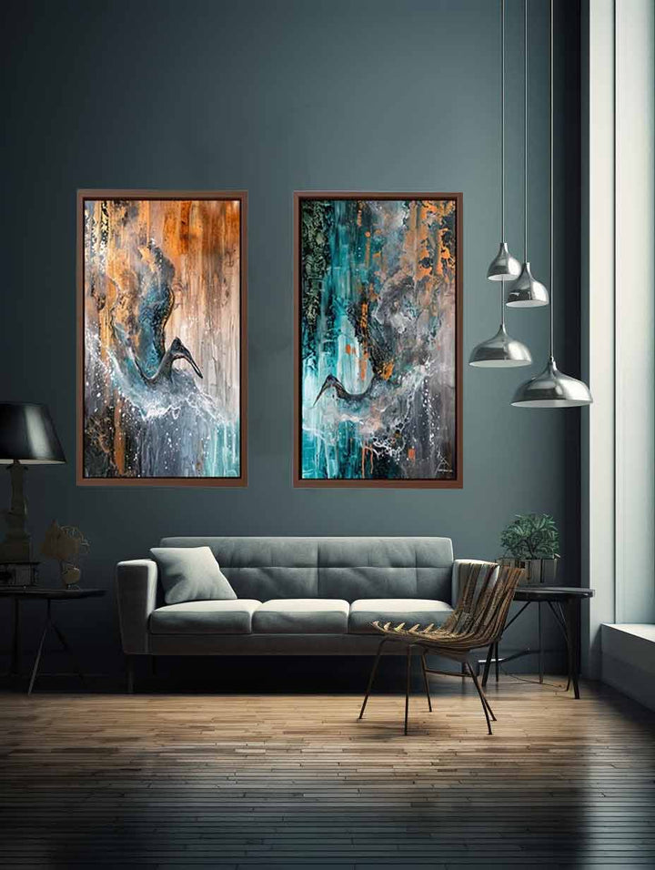 2 Panel Wall Art Painting