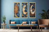 3 Piece Sun & moon Painting  Set artwork preview