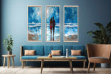 3 Piece Couple  Art  Beach Painting artwork preview