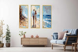 3 Panel Couple  Art  Beach Painting artwork preview
