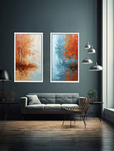 2 Panel Tree Wall Art Painting artwork preview