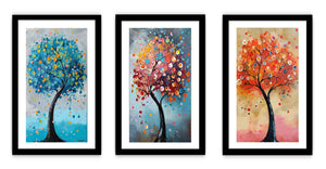 Tree Art Painting Set of 3